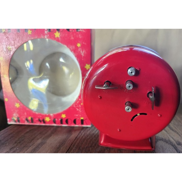 Vintage 'Old Fashioned' Red Betty Boop Alarm Clock 1983 WORKS - Picture 8 of 13